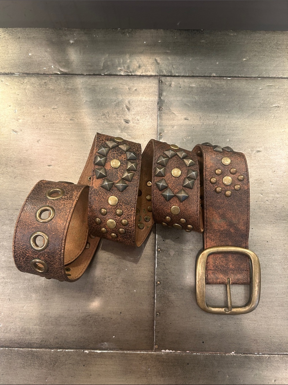 Lucky Studded Belt